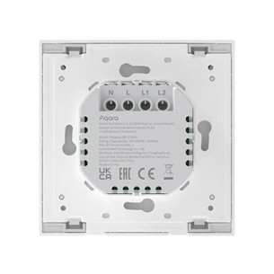 Aqara Wireless Remote Switch H1, 2 lülitit - Nutikas seinalüliti