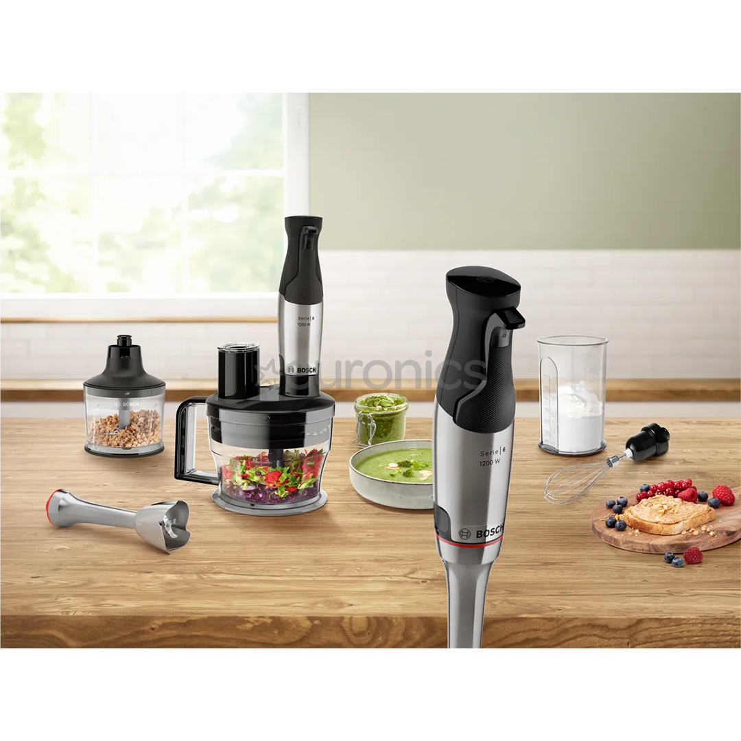 Bosch ErgoMaster, Seeria 6, 1200 W, roostevaba teras - Saumikser