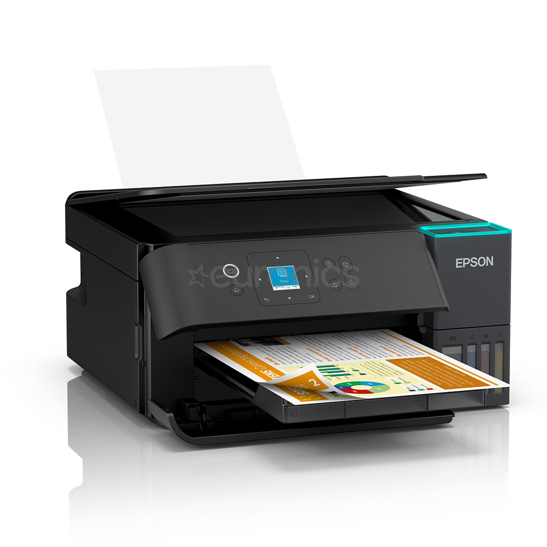 Epson EcoTank L4360 Duplex, must - Multifunktsionaalne värvi-tindiprinter