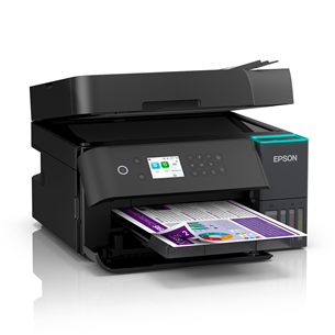 Epson EcoTank L6370 Duplex, черный - Многофункциональный цветной струйный принтер C11CL43403