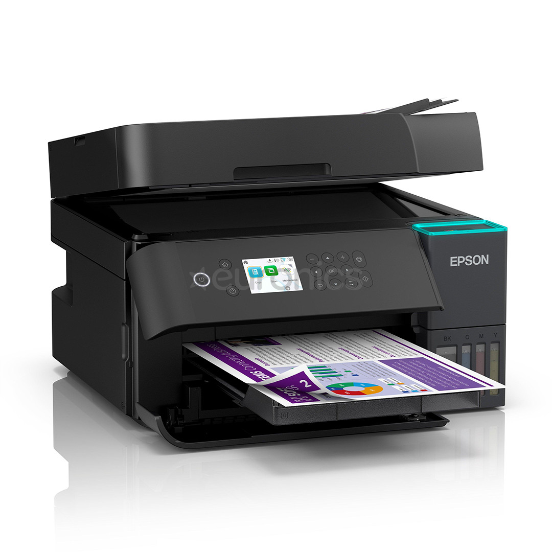Epson EcoTank L6370 Duplex, must - Multifunktsionaalne värvi-tindiprinter