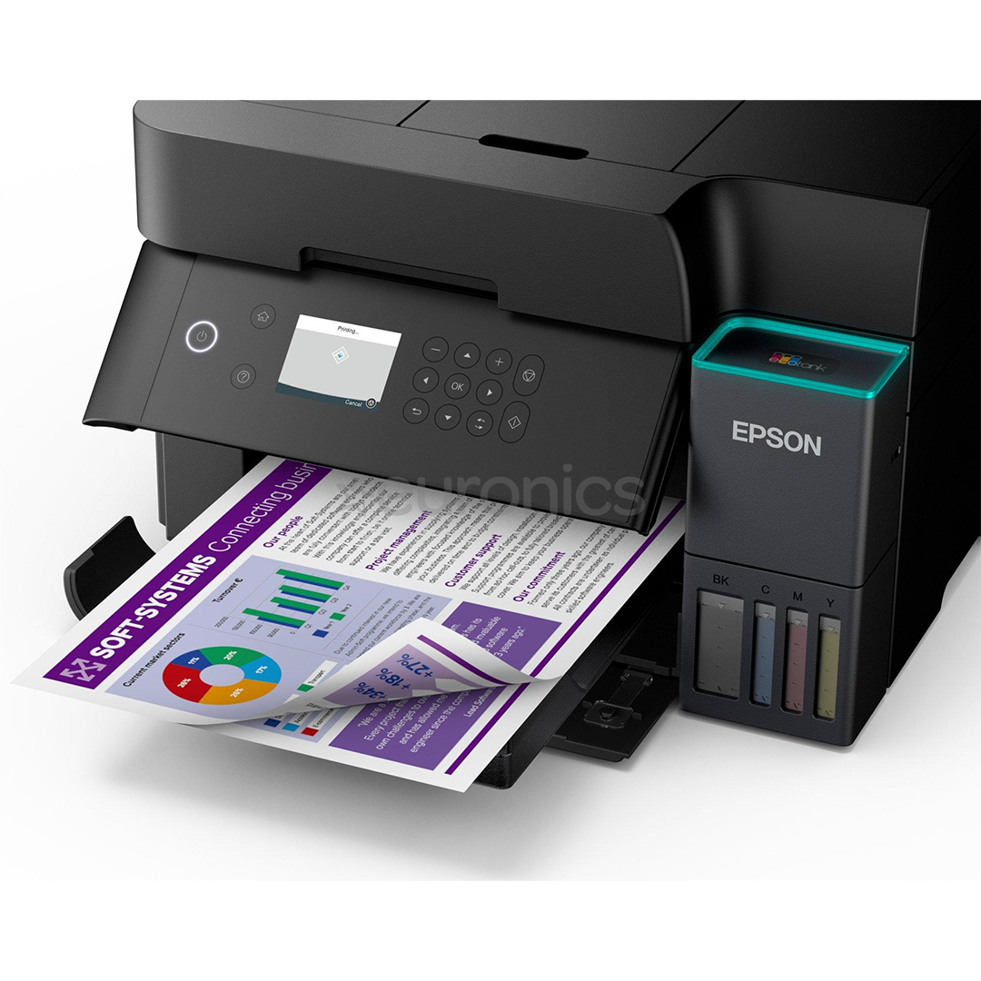 Epson EcoTank L6370 Duplex, черный - Многофункциональный цветной струйный принтер