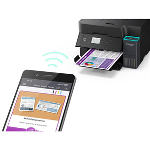 Epson EcoTank L6370 Duplex, must - Multifunktsionaalne värvi-tindiprinter