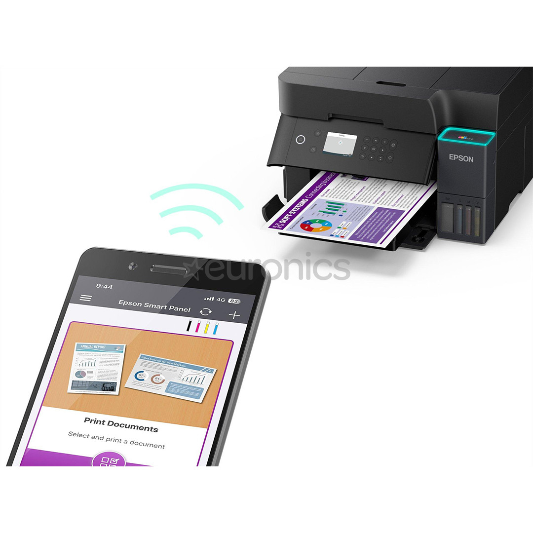 Epson EcoTank L6370 Duplex, must - Multifunktsionaalne värvi-tindiprinter