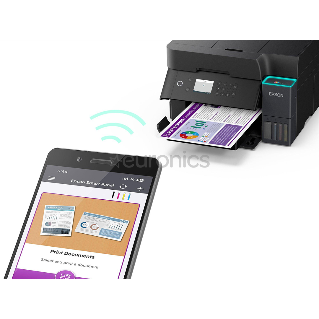 Epson EcoTank L6370 Duplex, черный - Многофункциональный цветной струйный принтер