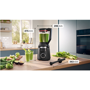 Bosch VitaPower, 1800 Вт, черный - Высокопроизводительный блендер