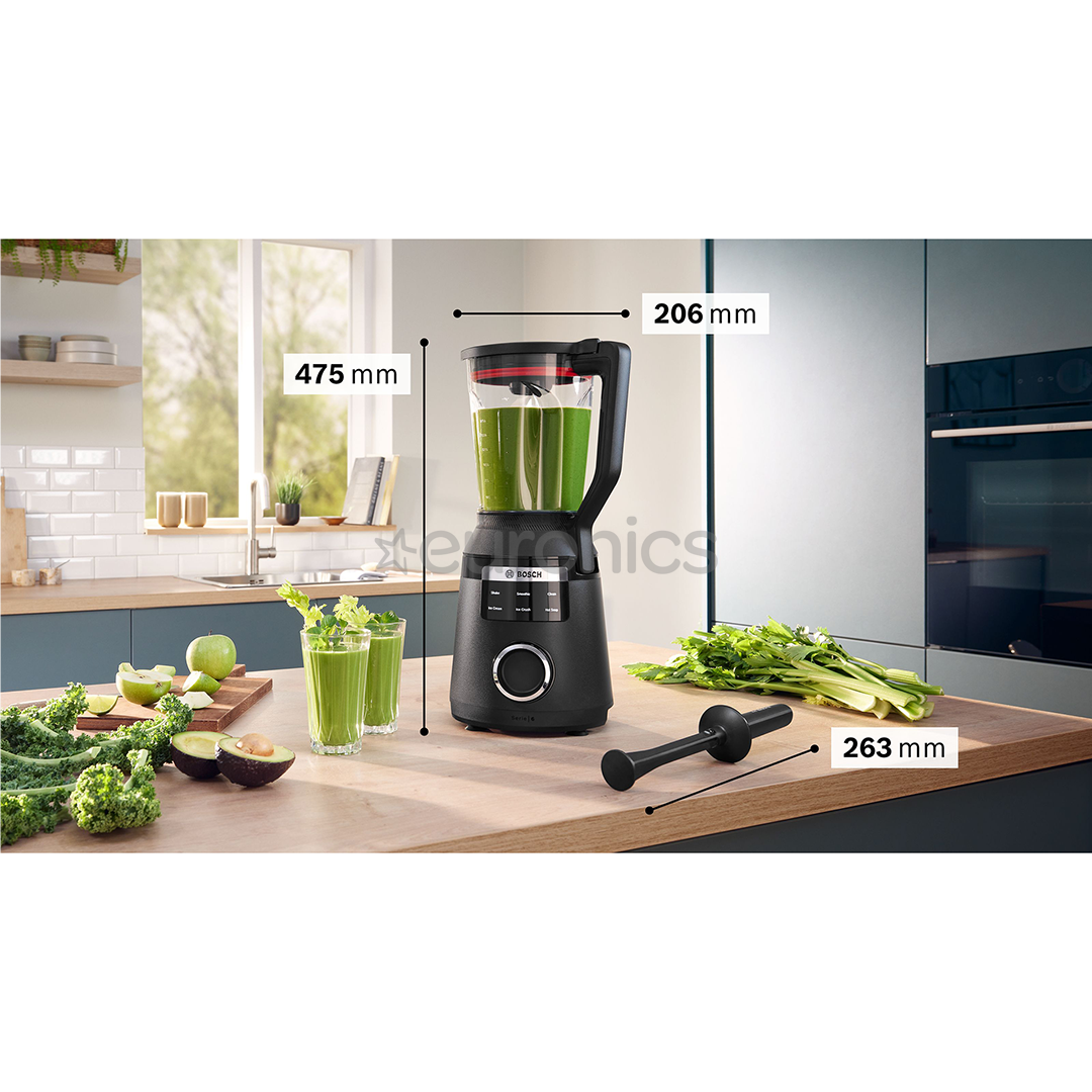 Bosch VitaPower, 1800 Вт, черный - Высокопроизводительный блендер