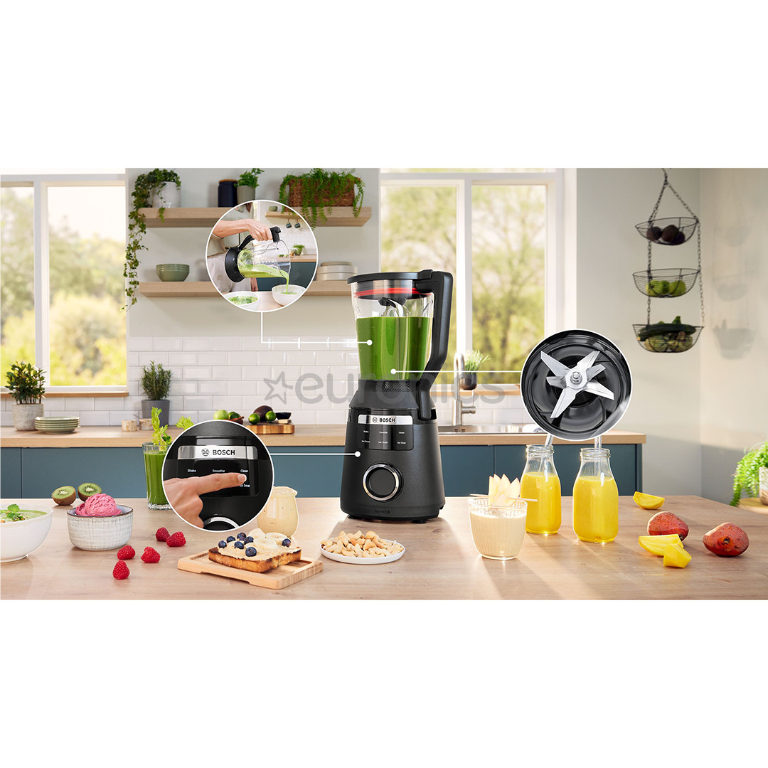 Bosch VitaPower, 1800 W, must - Suure jõudlusega blender
