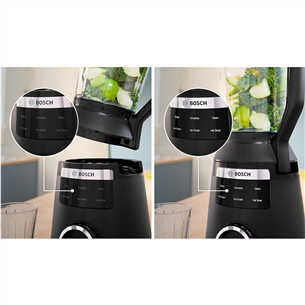Bosch VitaPower, 1800 W, must - Suure jõudlusega blender