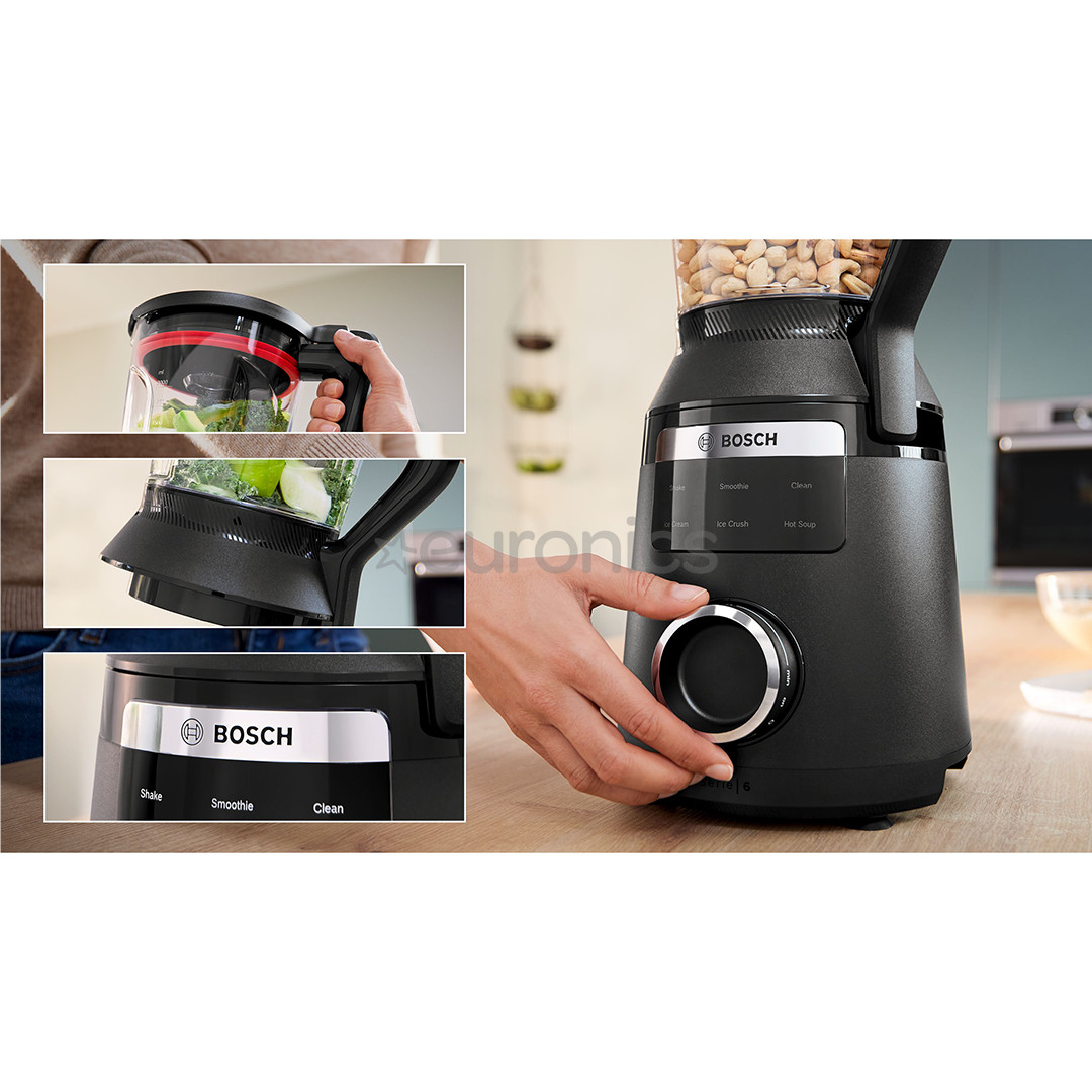 Bosch VitaPower, 1800 W, must - Suure jõudlusega blender