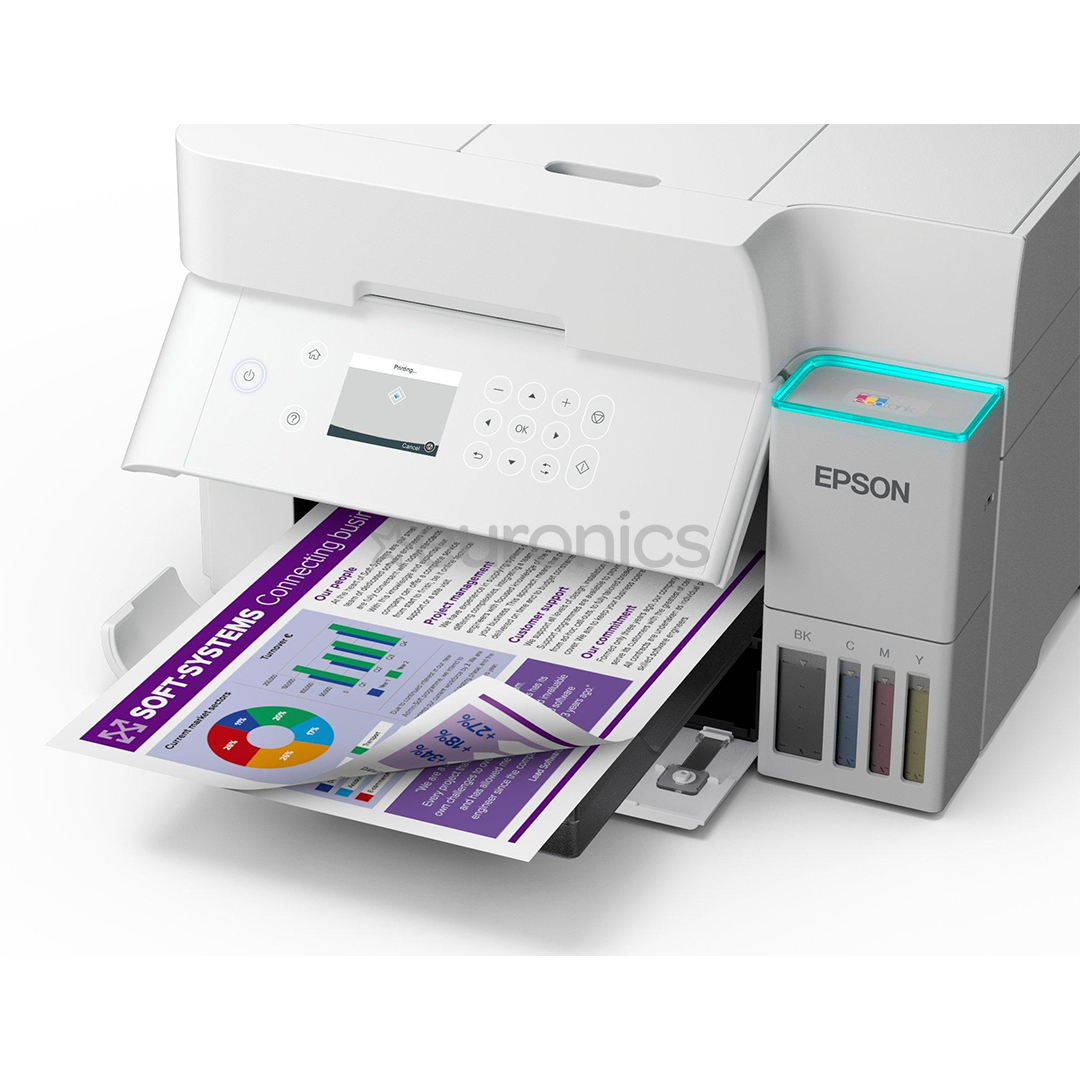 Epson EcoTank L6376 Duplex, белый - Многофункциональный цветной струйный принтер