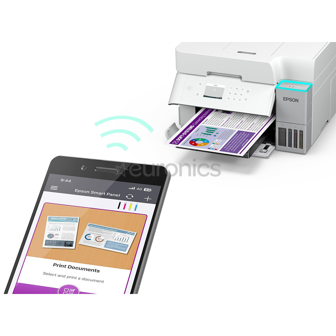 Epson EcoTank L6376 Duplex, белый - Многофункциональный цветной струйный принтер