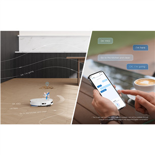 Ecovacs Deebot T50 PRO OMNI Gen2, märg- ja kuivpuhastus, valge - Robottolmuimeja