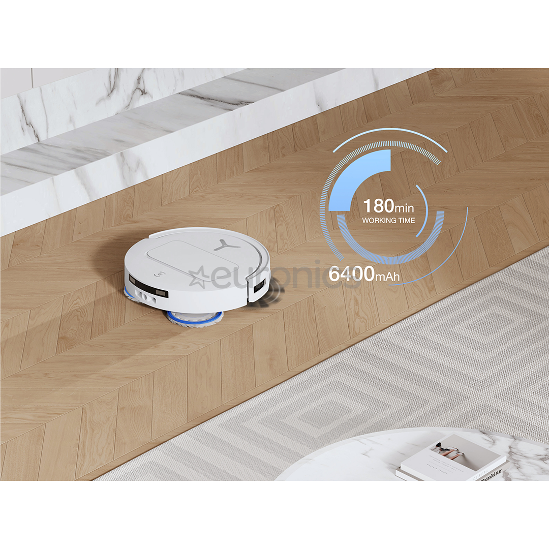 Ecovacs Deebot T50 PRO OMNI Gen2, Wet & Dry, white - Robot vacuum cleaner