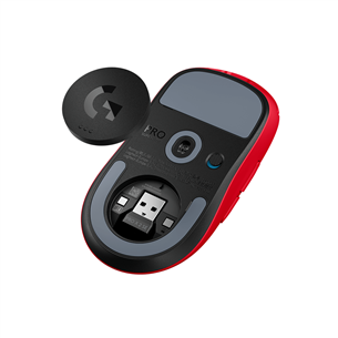 Logitech Pro X Superlight 2SE, punane - Juhtmevaba hiir
