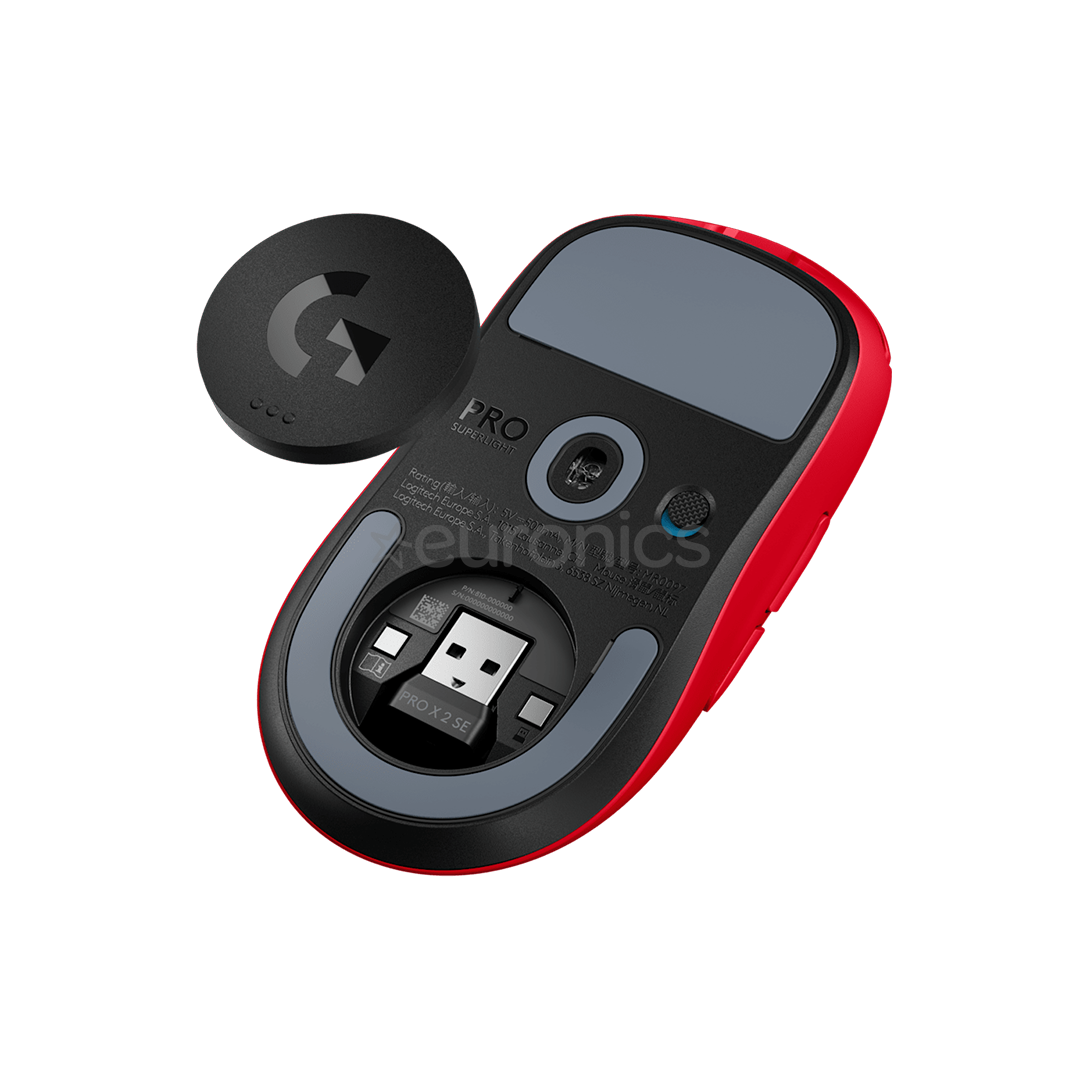 Logitech Pro X Superlight 2SE, punane - Juhtmevaba hiir