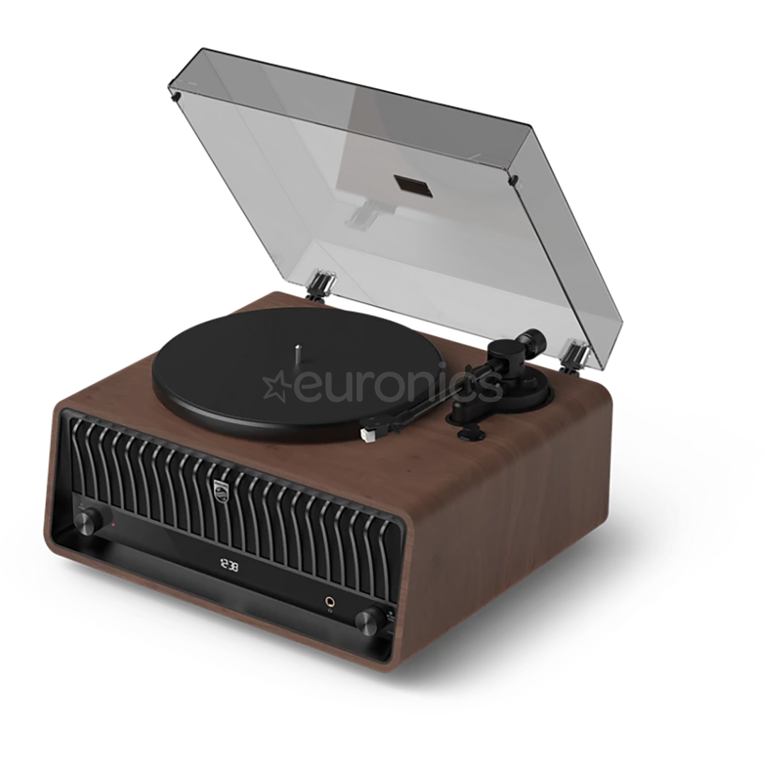 Philips Century The Tina, pruun - Vinüülplaadimängija