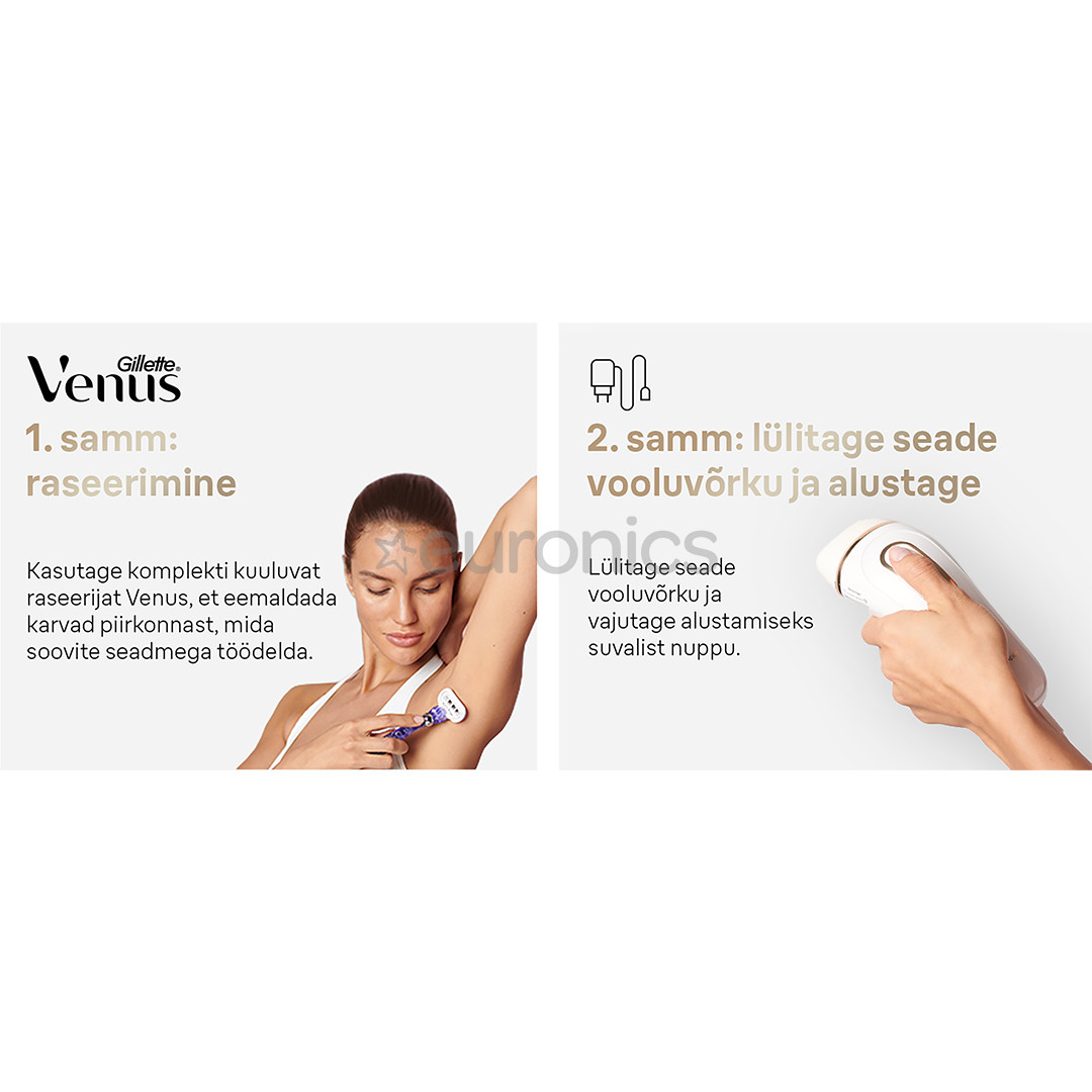 Braun Silk-expert Pro 5, белый/золотистый - Фотоэпилятор IPL