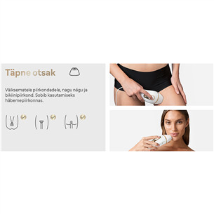 Braun Silk-expert Pro 5, белый/золотистый - Фотоэпилятор IPL