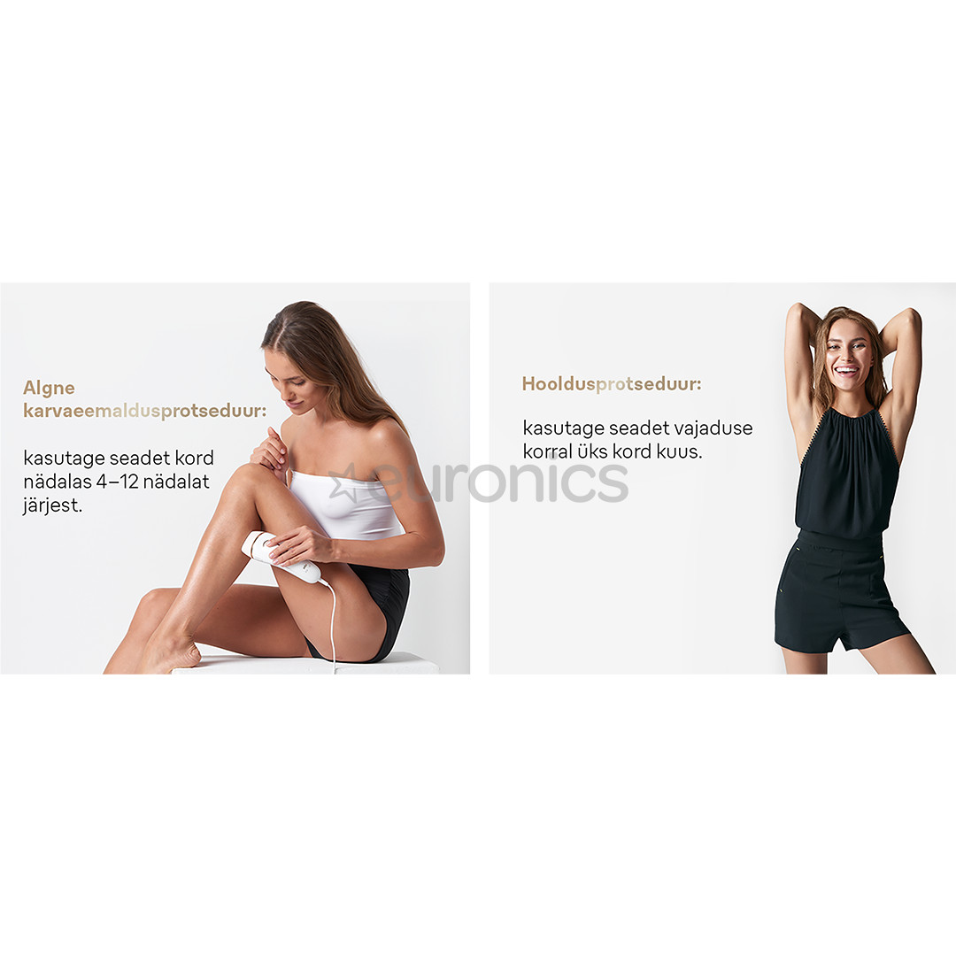 Braun Silk-expert Pro 5, белый/золотистый - Фотоэпилятор IPL