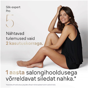 Braun Silk-expert Pro 5, белый/золотистый - Фотоэпилятор IPL