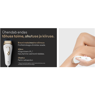 Braun Silk-expert Pro 5, белый/золотистый - Фотоэпилятор IPL