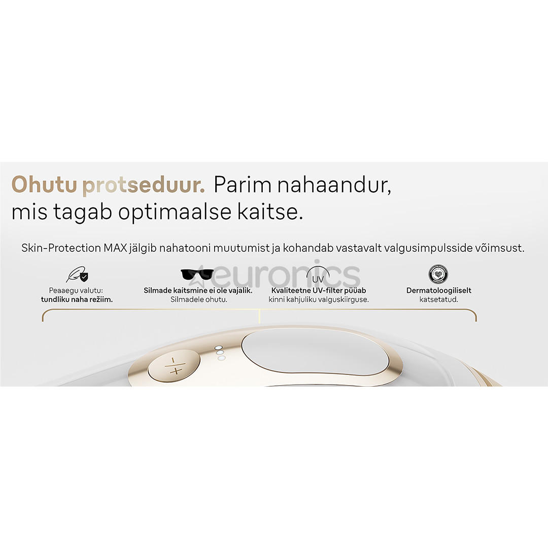 Braun Silk-expert Pro 5, valge/kuldne - IPL Fotoepilaator