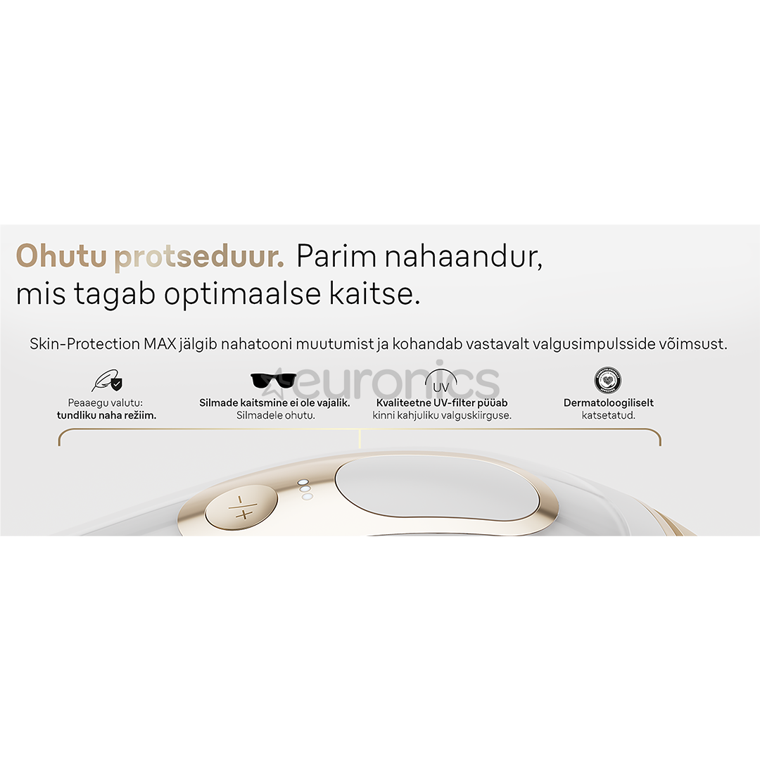 Braun Silk-expert Pro 5, белый/золотистый - Фотоэпилятор IPL