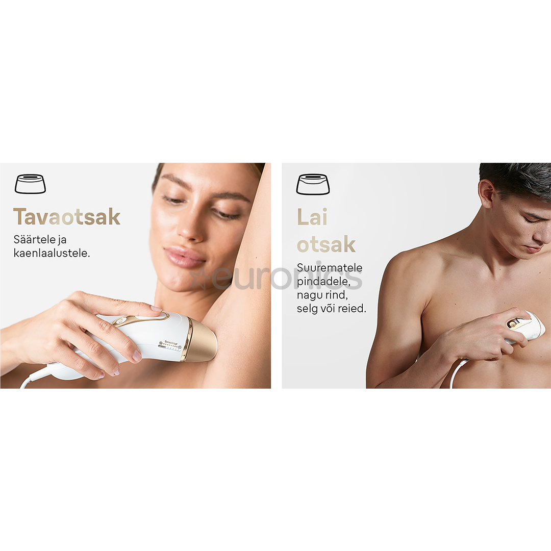 Braun Silk-expert Pro 5, белый/золотистый - Фотоэпилятор IPL