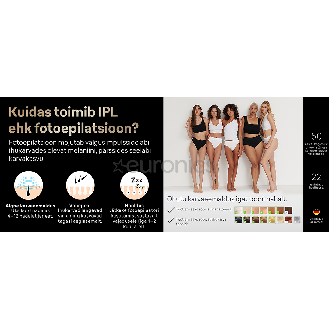 Braun Silk-expert Pro 5, белый/золотистый - Фотоэпилятор IPL