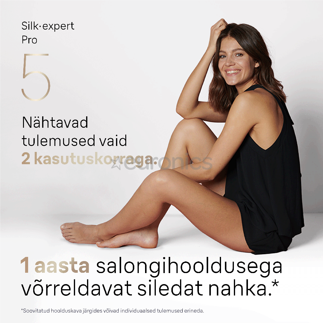 Braun Silk-expert Pro 5, белый/золотистый - Фотоэпилятор IPL