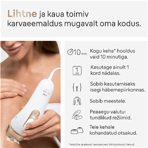 Braun Silk-expert Pro 5, белый/золотистый - Фотоэпилятор IPL