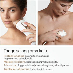 Braun Silk-expert Pro 5, valge/kuldne - IPL Fotoepilaator