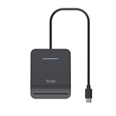 Trust Primo Smart Card Reader, USB-C, черный - Считыватель ID-карты
