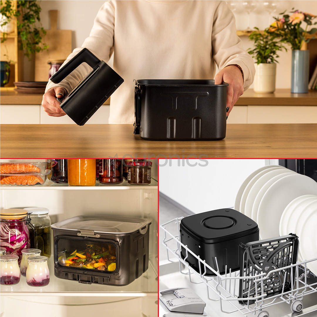 Tefal Easy Fry Silence, 1800 W, 7 L, must - Kuumaõhufritüür