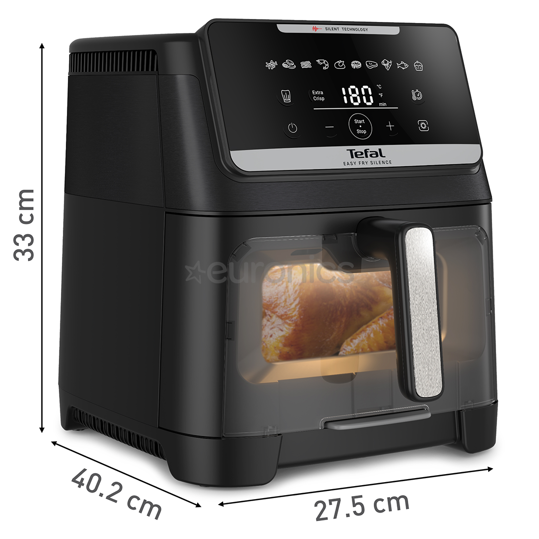 Tefal Easy Fry Silence, 1800 W, 7 L, must - Kuumaõhufritüür