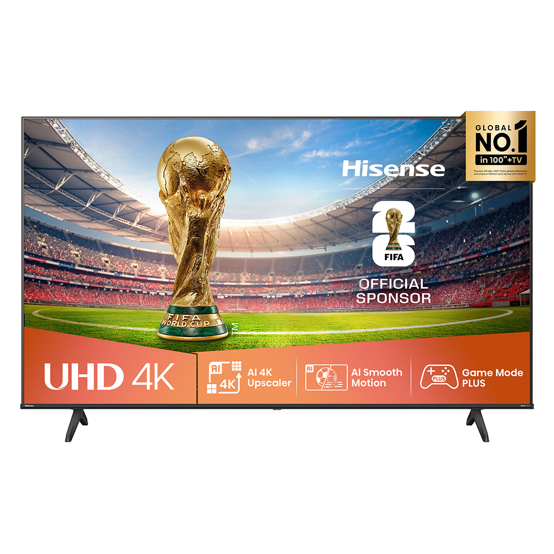 Hisense A6Q, 55'', 4K UHD, LED LCD, черный - Телевизор