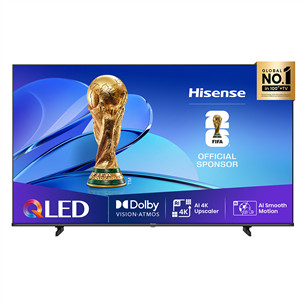Hisense E7Q, 75'', 4K UHD, QLED, must - Teler 75E7Q