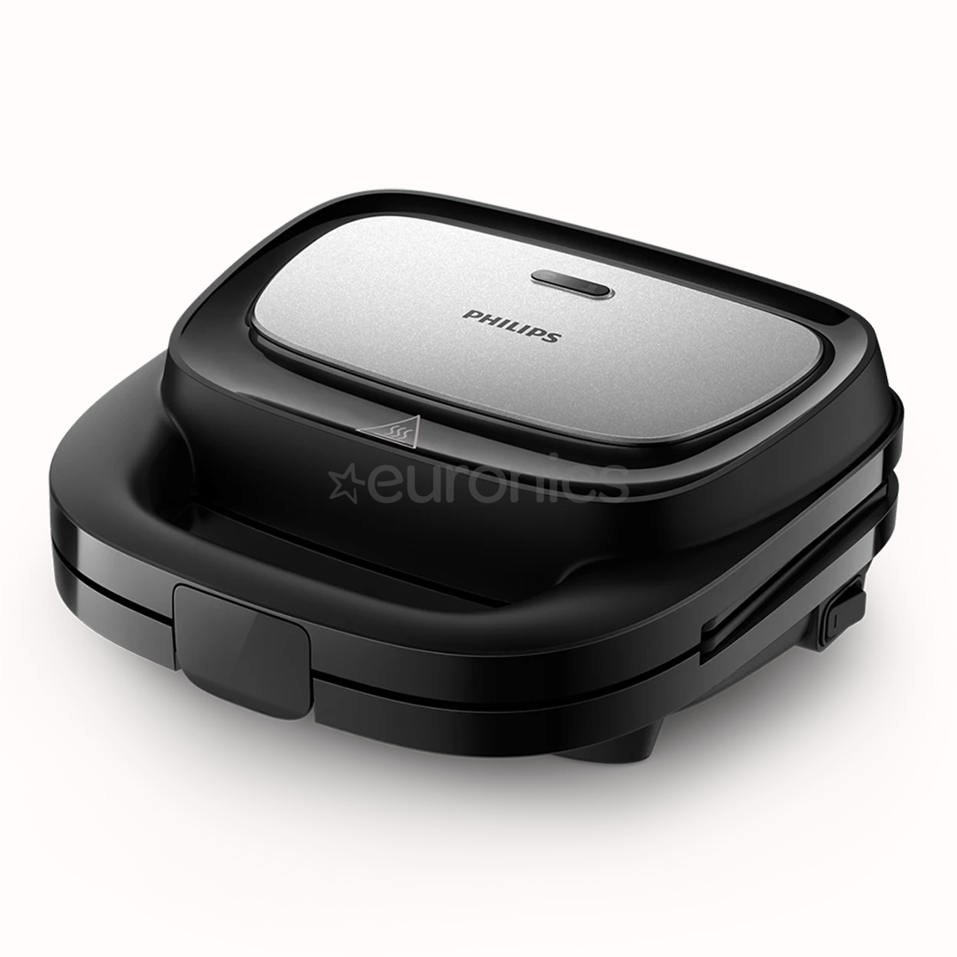 Philips 5000 Series, 750 W, black/grey - Sandwich make