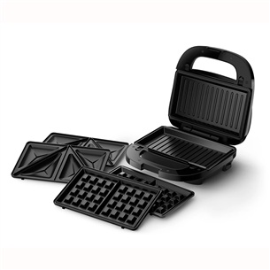 Philips 5000 Series, 750 W, black/grey - Sandwich make