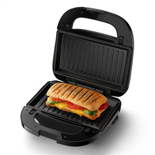 Philips 5000 Series, 750 W, black/grey - Sandwich maker