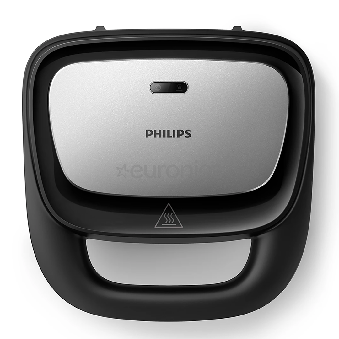 Philips 5000 Series, 750 W, black/grey - Sandwich make