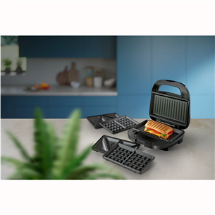 Philips 5000 Series, 750 W, black/grey - Sandwich make