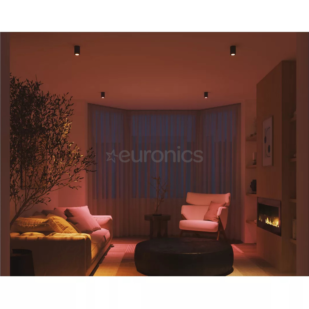 Philips Hue Essential Spot, Full Color, GU10, 3 tk, valge - Nutivalgusti