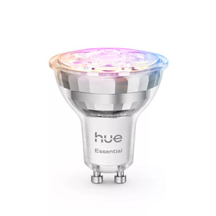 Philips Hue Essential Starter Kit, Spotlight + Hue Bridge, Full Color, GU10, 3 tk, valge - Nutivalgusti komplekt