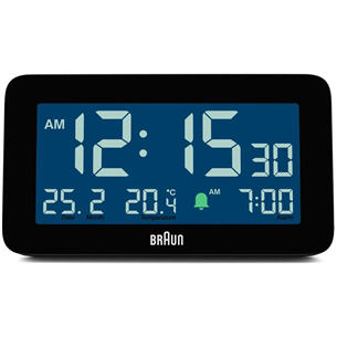 Braun BC10, black - Alarm clock BC10B