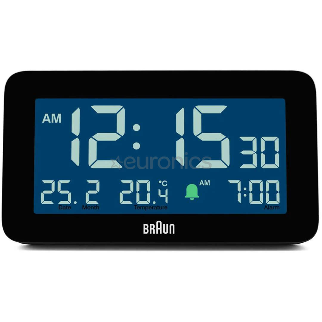 Braun BC10, black - Alarm clock