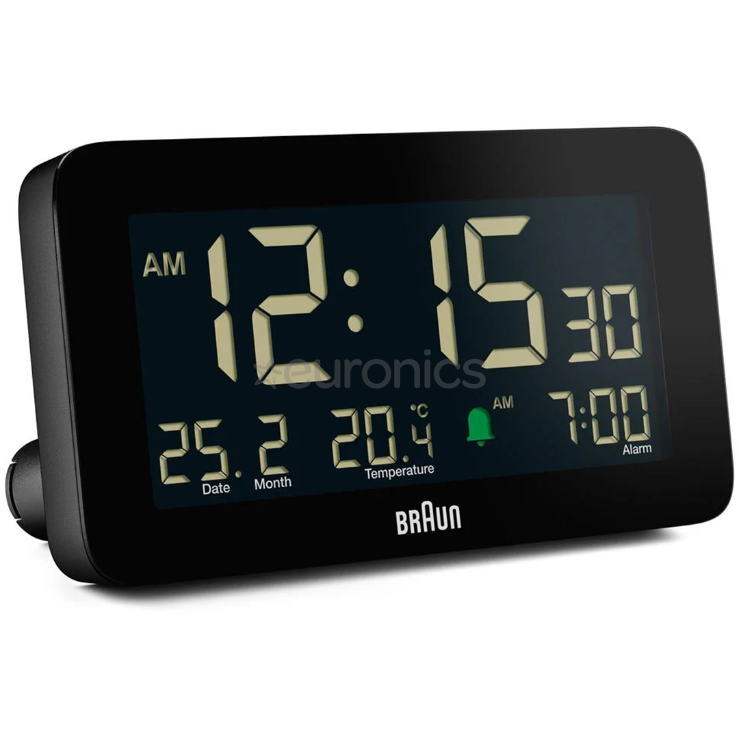 Braun BC10, black - Alarm clock