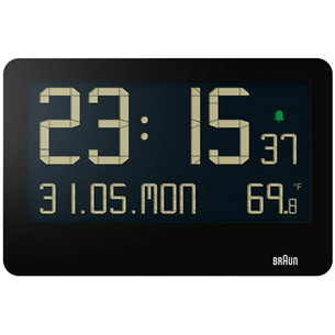 Braun BC14, black - Alarm clock BC14B