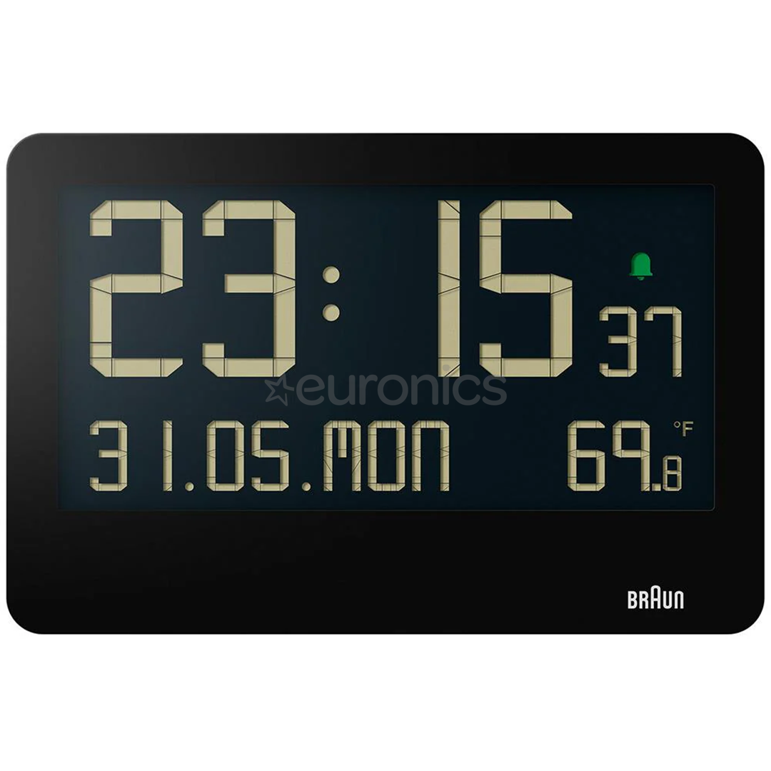 Braun BC14, black - Alarm clock